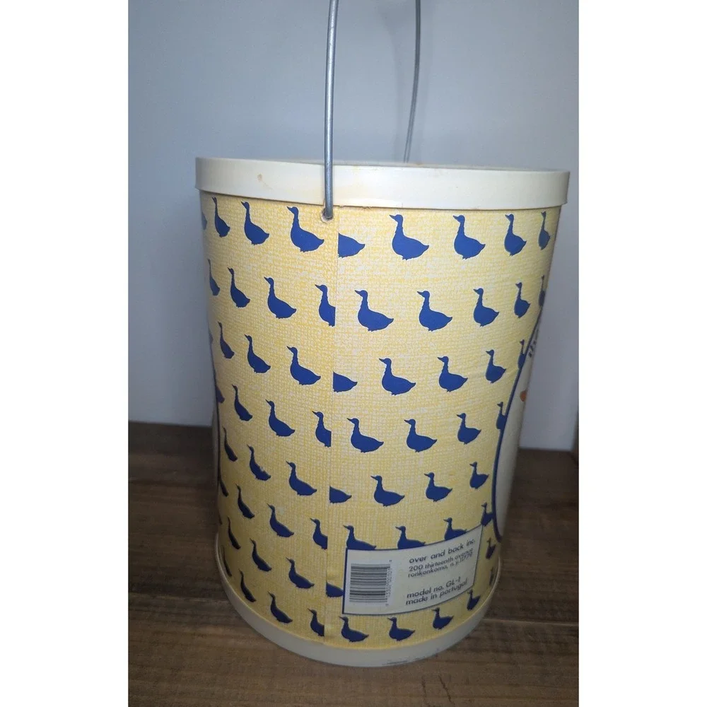 RARE Goosey Lucy Cookie Jar Vtg 1980s Over and Back Inc Storage Container Bucket